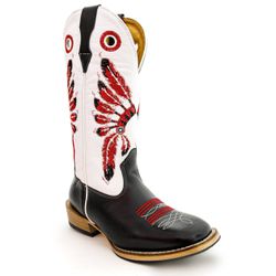 Bota Texana Masculina Couro Legítimo Bovino Látego... - JM Country