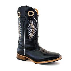 Bota Texana Masculina Cano Padrão Couro Legítimo B... - JM Country