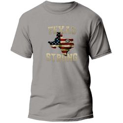 Camiseta Country Texas Strong Cinza Claro 100% Alg... - JM Country