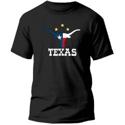 Camiseta Country Texas Preta 100% Algodão - 018 - JM Country