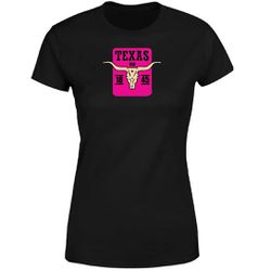 Camiseta Texas U.S.A Country Preta 100% Algodão - ... - JM Country