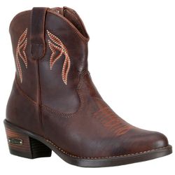 Bota Cano Curto Feminina Country Couro Legítimo Fó... - JM Country