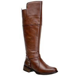  Bota Montaria Feminina Over The Knee Couro Legíti... - JM Country