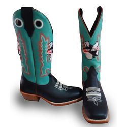 Bota Texana Masculina Couro Legítimo Bovino Látego... - JM Country