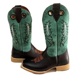 Bota Texana Masculina Couro Legítimo Bovino Látego... - JM Country