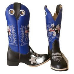 Bota Texana Masculina Couro Legítimo Bovino Látego... - JM Country