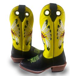 Bota Texana Masculina Couro Legítimo Bovino Tubarã... - JM Country