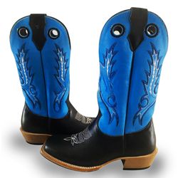 Bota Texana Masculina Couro Legítimo Bovino Látego... - JM Country