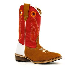 Bota Texana Carrapeta Cano Padrão Couro Legítimo 3... - JM Country