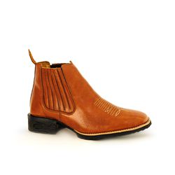 Botina Country Masculina Bico Quadrado Couro Legít... - JM Country