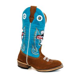 Bota Texana Masculina Couro Legítimo Bovino Crazy ... - JM Country