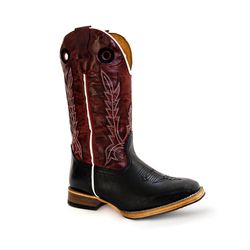 Bota Texana Masculina Couro Legítimo Látego Preto ... - JM Country