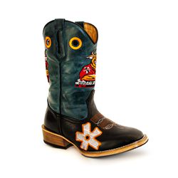 Bota Texana Masculina Cano Padrão Couro Legítimo L... - JM Country