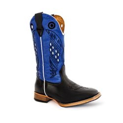 Bota Texana Masculina Couro Legítimo Látego Preto ... - JM Country