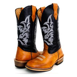 Bota Texana Masculina Couro Legítimo Bovino Látego... - JM Country
