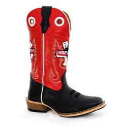 Bota Texana Masculina Couro Legítimo Bovino Tubarã... - JM Country