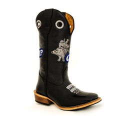 Bota Texana Masculina Couro Legítimo Látego Preto ... - JM Country