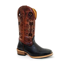 Bota Texana Masculina Couro Legítimo Bovino Tubarã... - JM Country