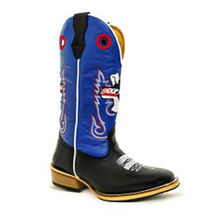 Bota Texana Masculina Couro Bovino Legítimo Látego... - JM Country