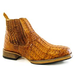 Botina Exótica Country Masculina Bico Quadrado Cou... - JM Country
