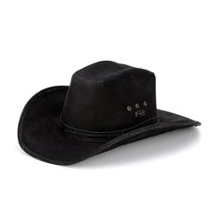 Chapéu Country Americano Unissex Couro Legítimo Pr... - JM Country