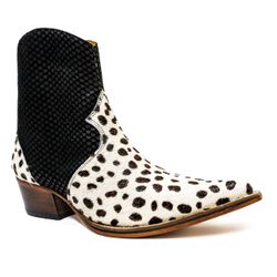 Botina Country Masculina Bico Fino Couro Legítimo ... - JM Country