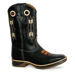 Bota Texana Masculina Bico Quadrado Couro Bovino M... - JM Country