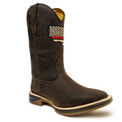 Bota Texana Masculina Couro Legítimo Mustang Café ... - JM Country