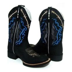 Bota Texana Masculina Cano Padrão Couro Legítimo M... - JM Country