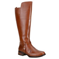  Bota Montaria Over De Cano Alto Couro Legítimo Pu... - JM Country