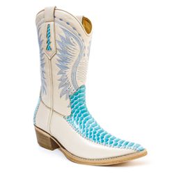 Bota Texana Masculina Modelo Costura Bico Fino Cou... - JM Country