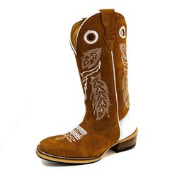 Bota Texana Masculina Couro Legítimo Bovino Crazy ... - JM Country