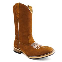 Bota Texana Masculina Cano Padrão Couro Legítimo N... - JM Country
