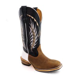 Bota Texana Masculina Couro Legítimo Látego Preto ... - JM Country