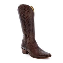 Bota Texana Feminina Country Couro Legítimo Bovino... - JM Country