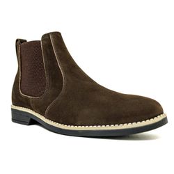 Botina Masculina Bico Quadrado Couro Bovino Legíti... - JM Country