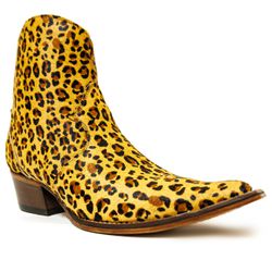 Botina Country Masculina Bico Fino Couro Legítimo ... - JM Country