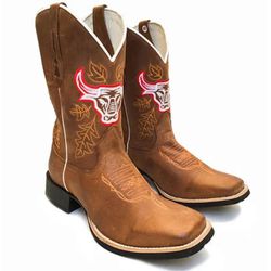 Bota Texana Masculina Cano Padrão Couro Legítimo C... - JM Country