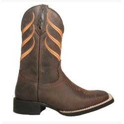 Bota Texana Masculina Cano Padrão Couro Legítimo M... - JM Country