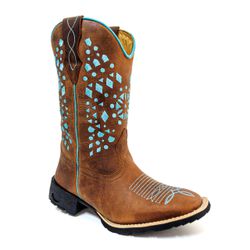 Bota Texana Feminina Couro Legítimo Bovino Crazy H... - JM Country