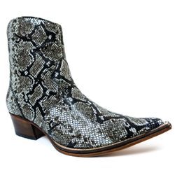 Botina Country Masculina Bico Fino Couro Legítimo ... - JM Country