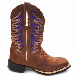Bota Texana Masculina Cano Padrão Couro Legítimo B... - JM Country