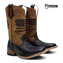 Bota Texana Country Masculina United States Couro ... - JM Country