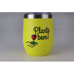 Copo Térmico Plante o Bem Amarelo | 360ml - JOÃO RURAL