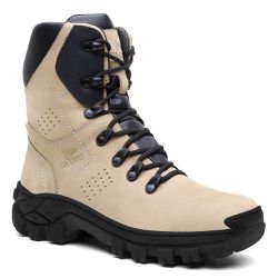 Bota Masculina Coturno em couro Athenas Nude - John Cat