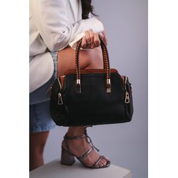 Bolsa Baú Alça Trançada - 001 - JOHN SCOTT