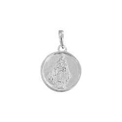 Pingente Medalha Nossa Senhora da Penha Prata 925 - Karina Abdalla Pratas