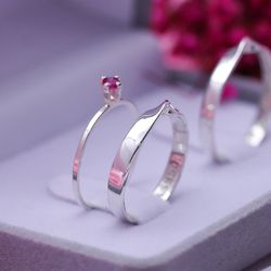 535 - Alianças de Prata BH 3mm - Joias MB Loja Oficial