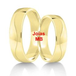 5792 - Alianças de Casamento Barão de Paranapiacaba - Joias MB Loja Oficial