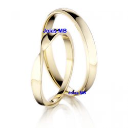 5358 - Alianças de Casamento Bom Jesus da Lapa - Joias MB Loja Oficial